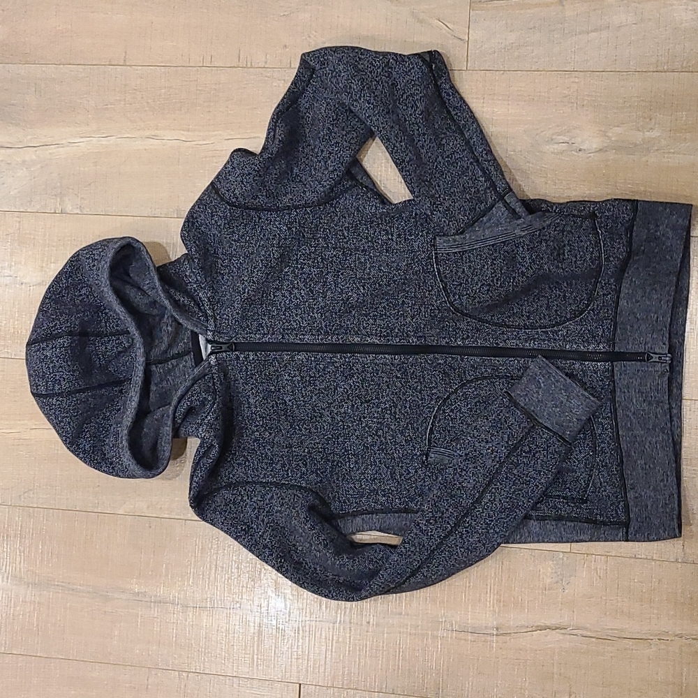 Reigning Champ double zip fleece hoodie